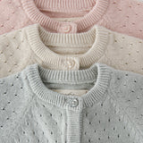 Pehr-Dotty Knit Sweater-Soft Peony-Newborn-2