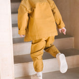 Pehr-Vintage Twill Chore Jacket-Caramel-3