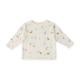 Pehr- Dropped Shoulder Long Sleeve Top- Duck Duck Goose-1