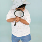 Pehr-Bucket Hat-Crawling Critters Blue-3