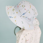 Pehr-Bucket Hat-Crawling Critters Blue-4