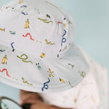 Pehr-Bucket Hat-Crawling Critters Blue-Toddler-2