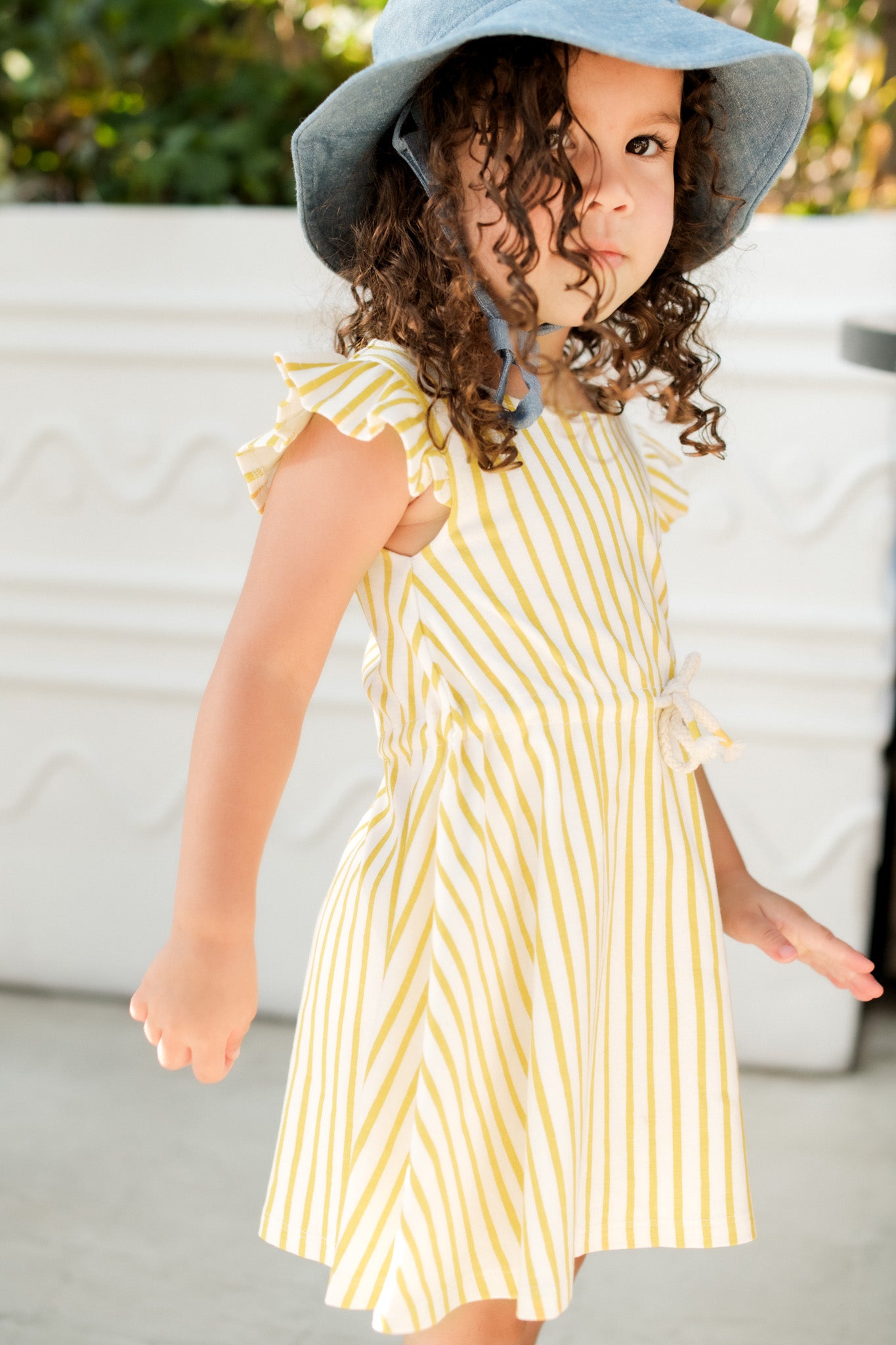 Pehr-Tank Dress-Stripes Away Marigold-Toddler-4