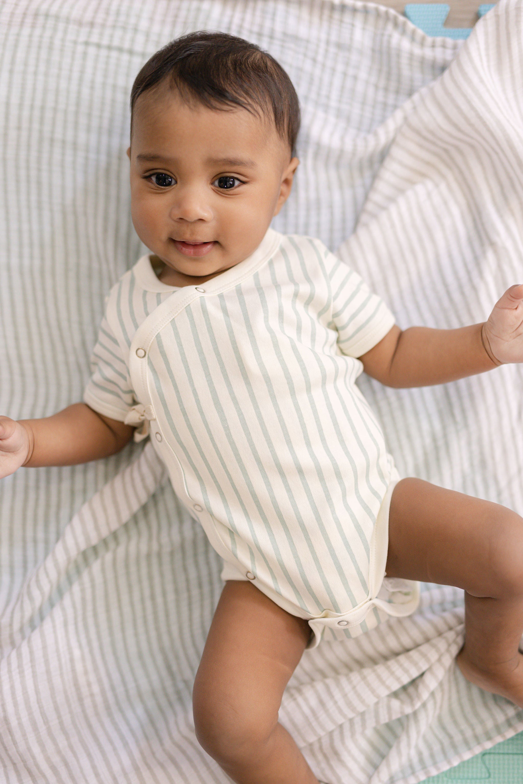 Striped Swaddle Swaddle Pehr