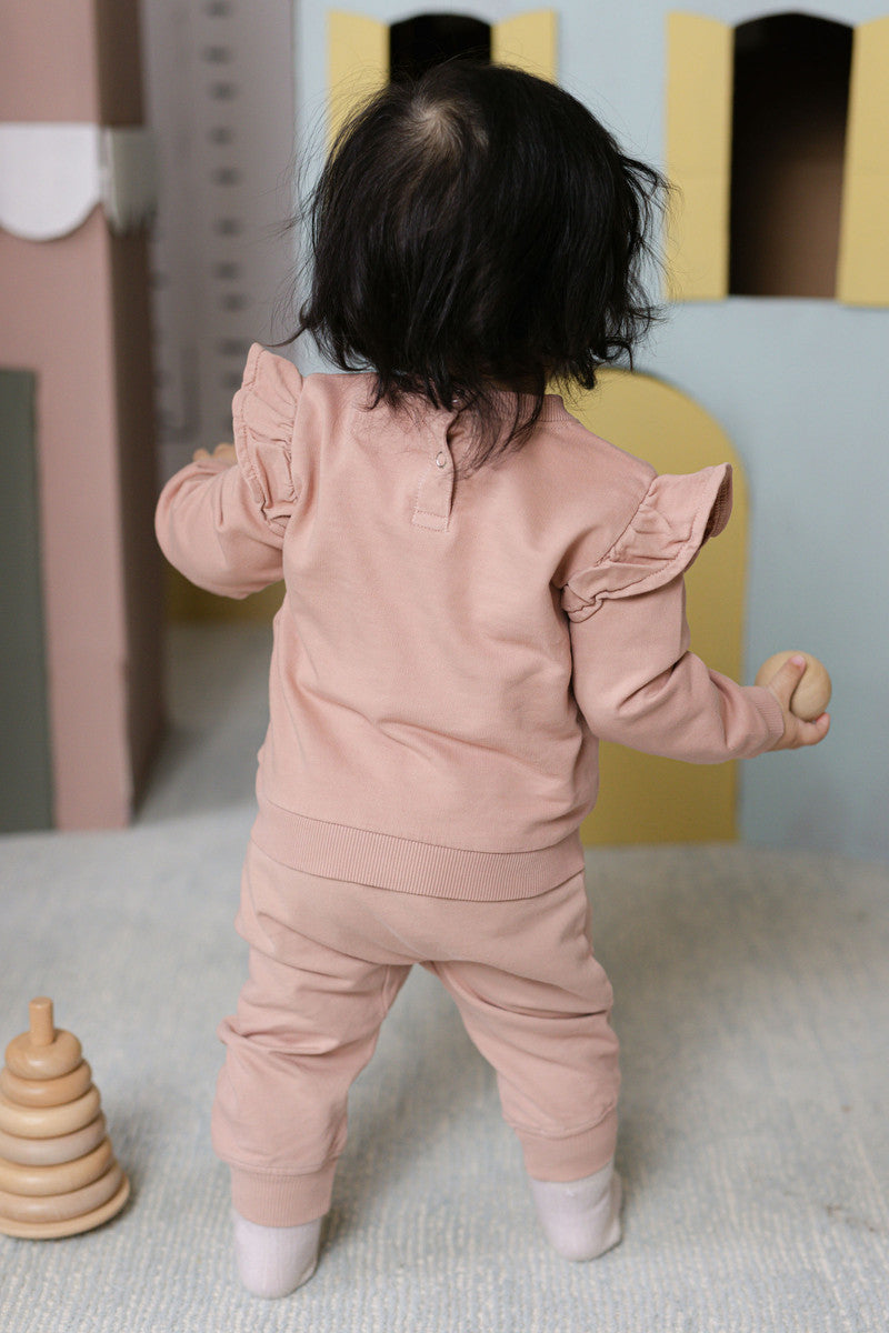 Pehr-French Terry Matching Set-Soft Peony-3