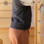 Pehr-French Terry Patch Pocket Vest-Ink Blue-5