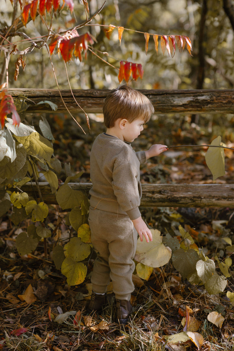 Pehr-Teddy Fleece Jogger-Moss-3