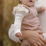 Pehr-Teddy Fleece Overall-Rose Pink-2
