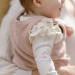 Pehr-Teddy Fleece Overall-Rose Pink-3