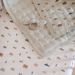 Quilted Chambray Blanket Quilts & Blankets Pehr Canada