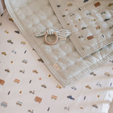 Quilted Chambray Blanket Quilts & Blankets Pehr Canada