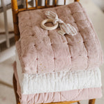 Quilted Chambray Blanket Quilts & Blankets Pehr Canada