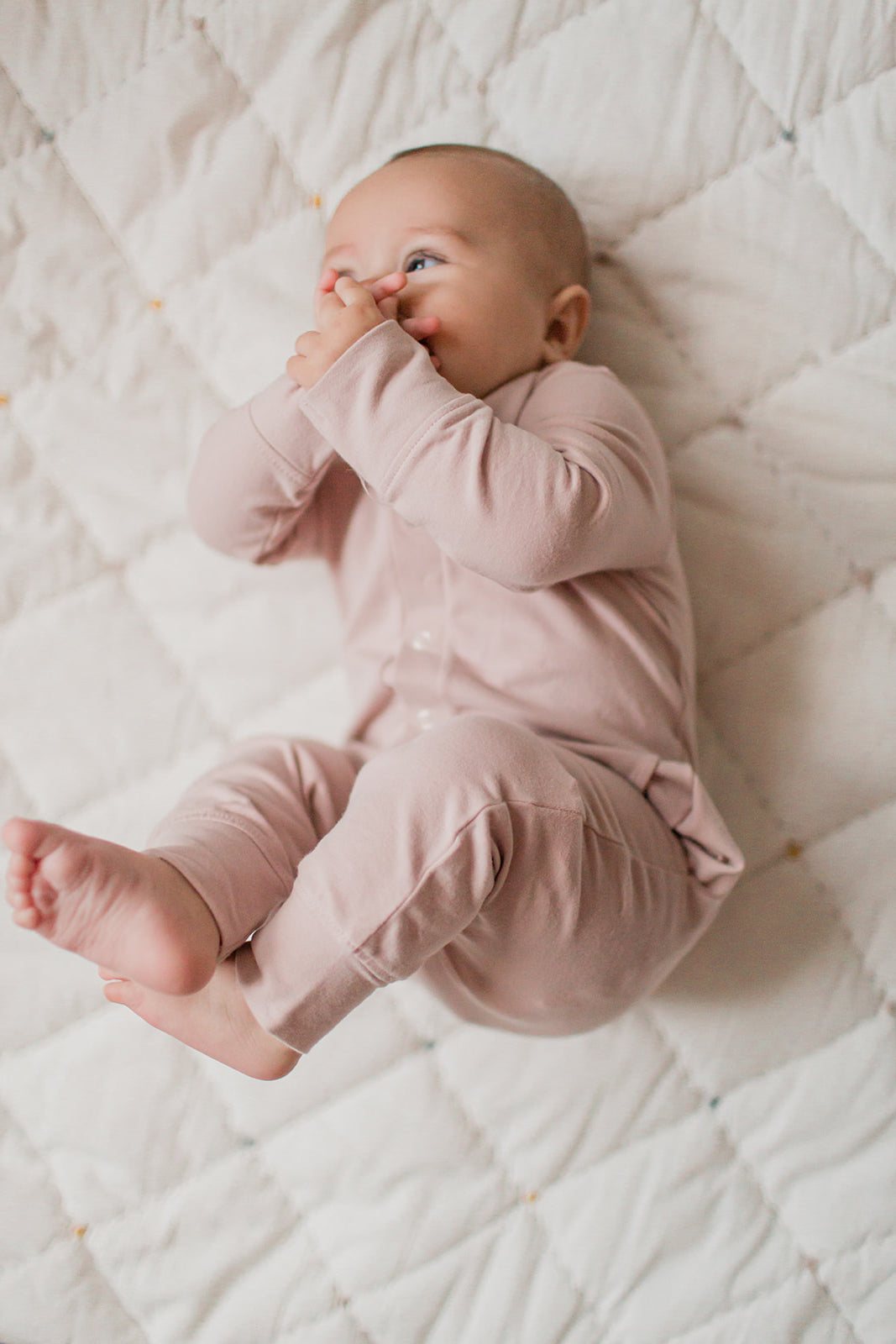 Pehr-Essentials Romper-Pale Pink-4