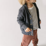 Pehr-French Terry Shawl Cardigan-Ink Blue-3
