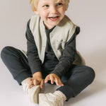 Pehr-French Terry Patch Pocket Vest-Soft Sea-4