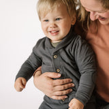 Pehr-French Terry Shawl Cardigan-Ink Blue-4