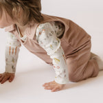 Pehr-French Terry Overalls-Soft Peony-2