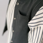 Pehr-French Terry Patch Pocket Vest-Ink Blue-2