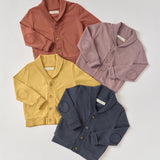 Pehr-French Terry Shawl Cardigan-Ink Blue-6