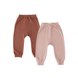 Pehr-French Terry Harem Pant-2-Pack-Pinks-Baby-1