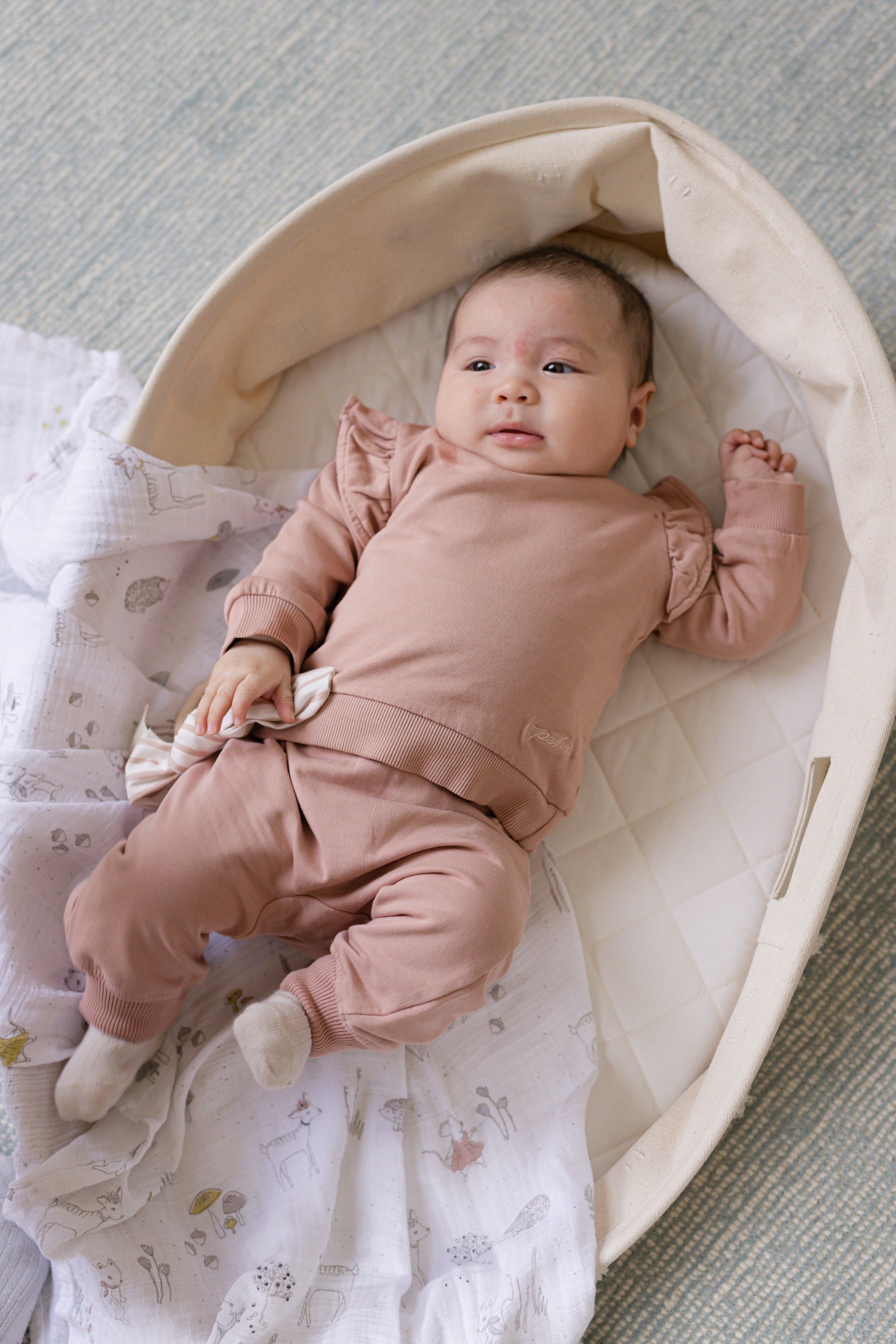 Pehr-French Terry Harem Pant-2-Pack-Pinks-Baby-2