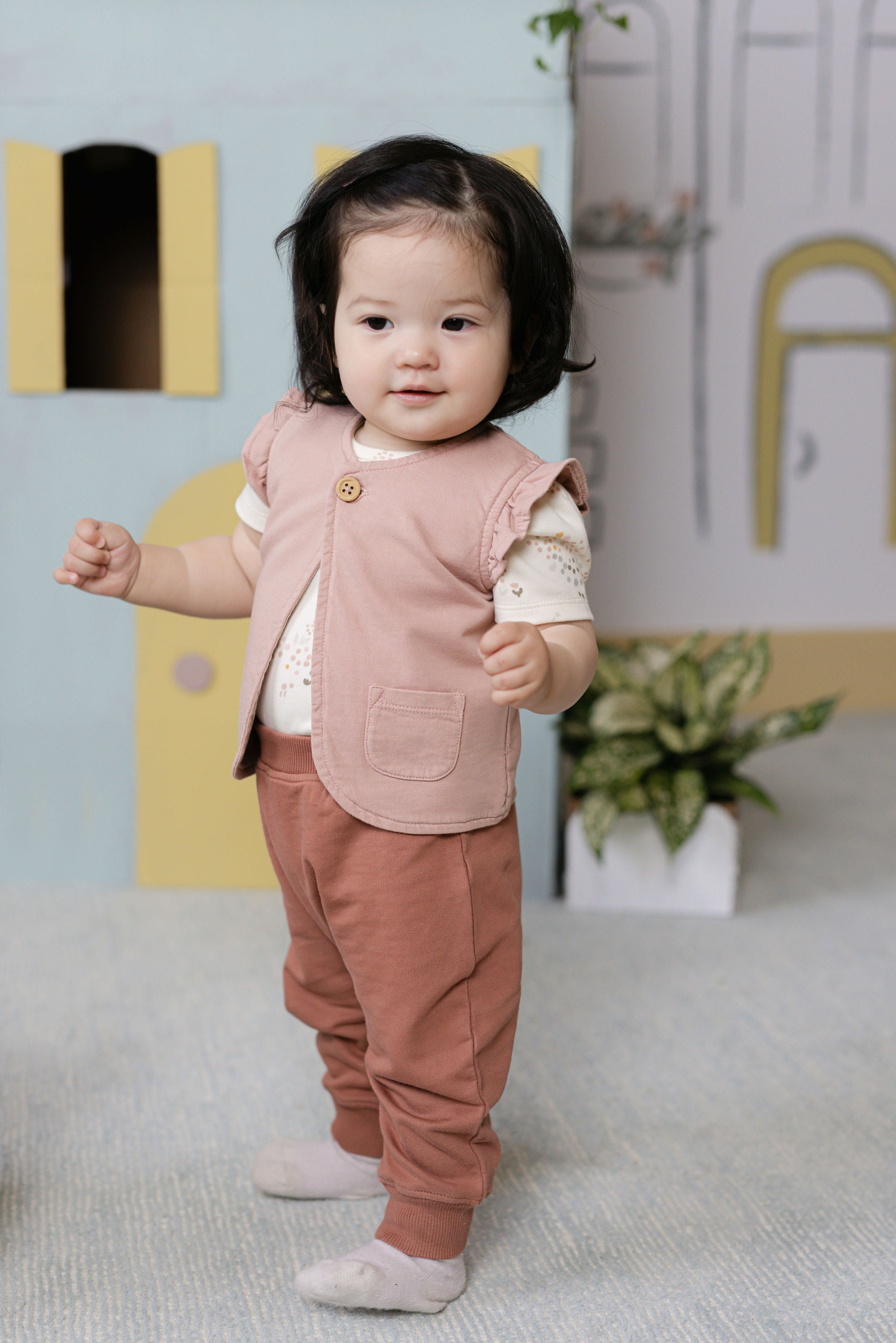 Pehr-French Terry Harem Pant-2-Pack-Pinks-Baby-3