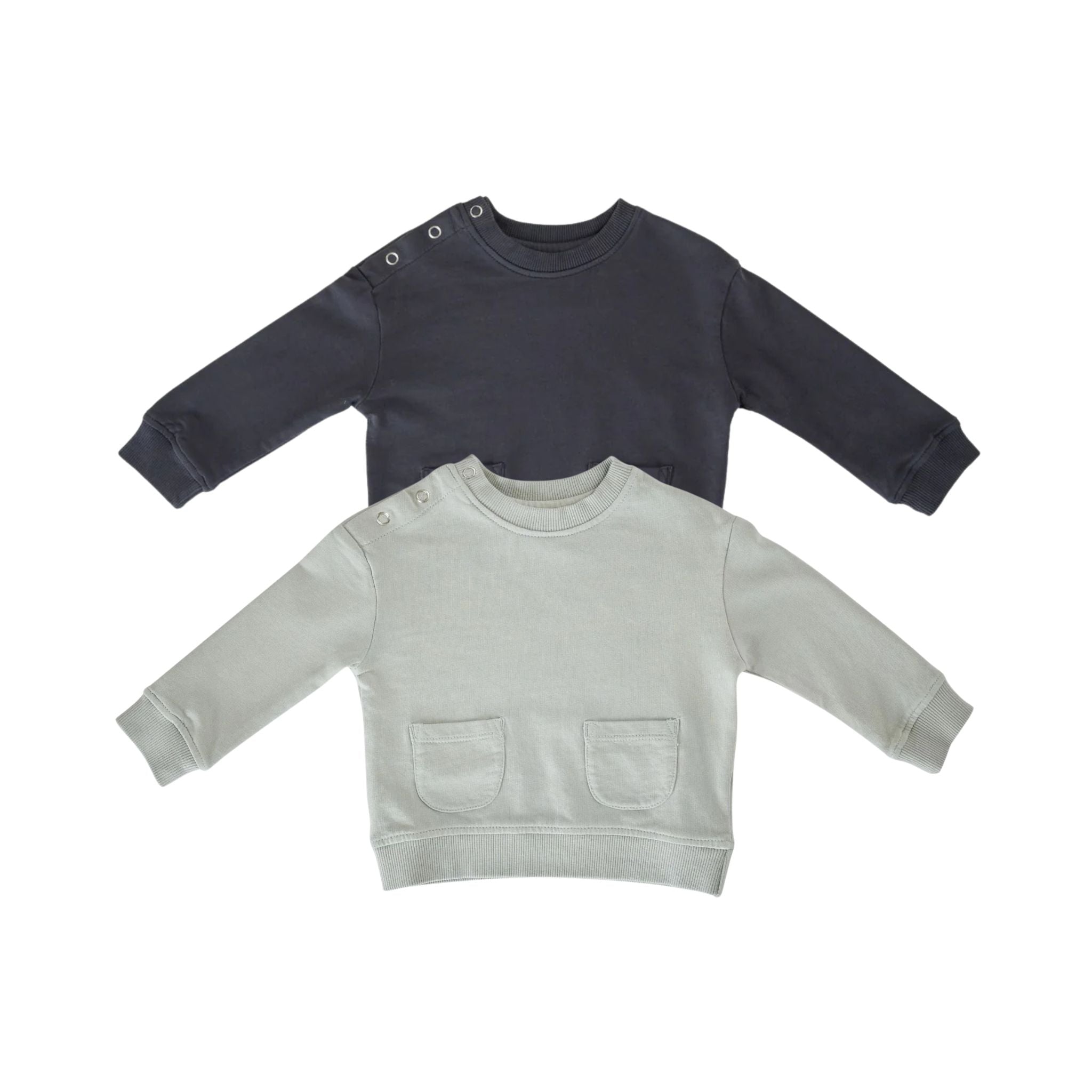 Pehr-French Terry Sweatshirt-2-Pack-Blues-Baby-1