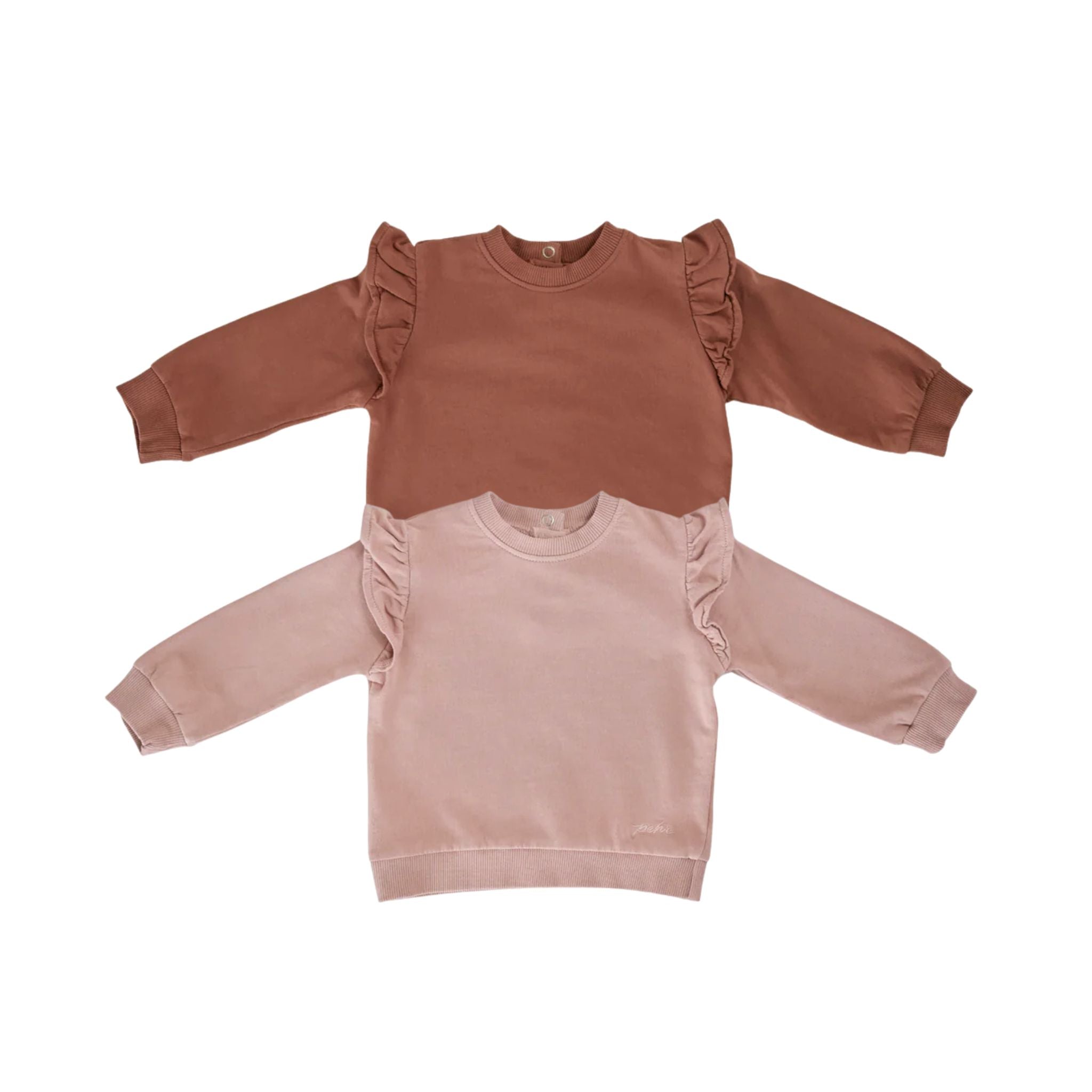 Pehr-French Terry Sweatshirt-2-Pack-Pinks-Baby-1