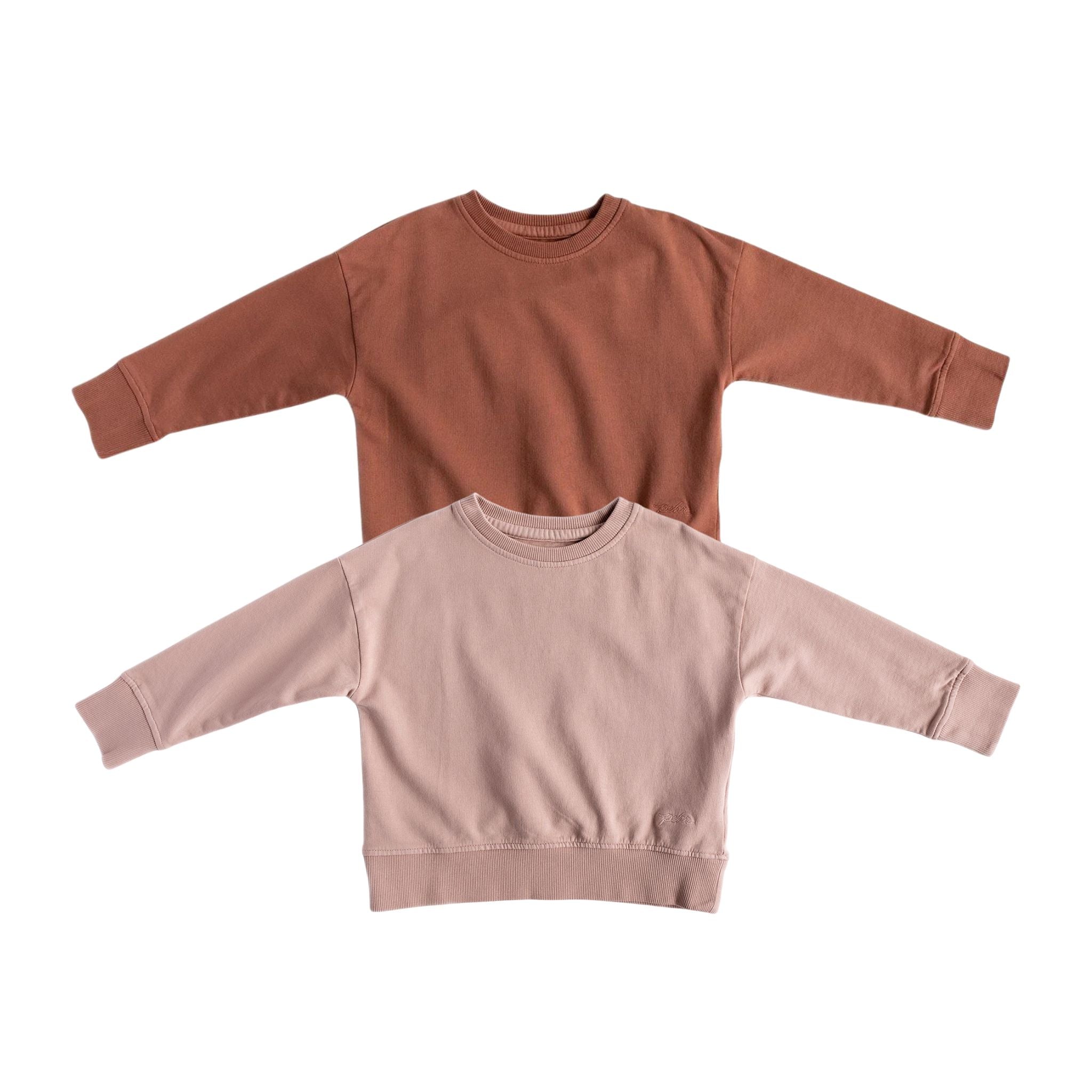 Pehr-French Terry Sweatshirt-2-Pack-Pinks-Toddler-1