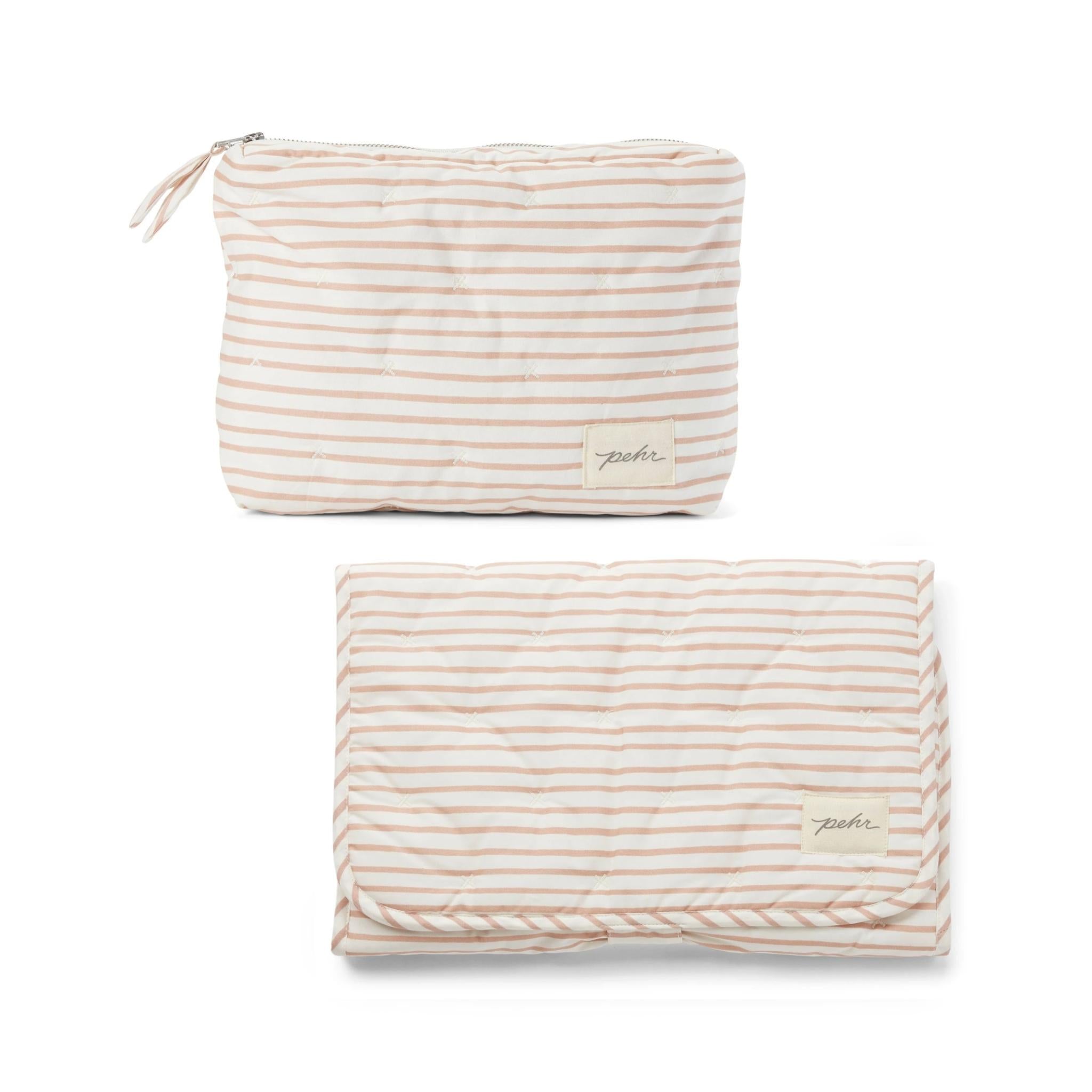 On The Go Set KIT - Travel Pehr Canada Stripes Away Rose Pink