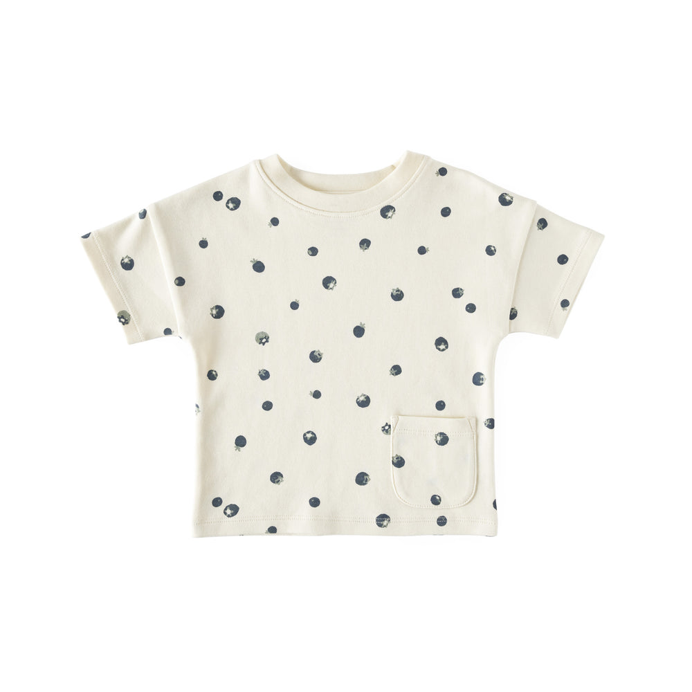 Pocket Dropped Shoulder T-Shirt T-Shirt Pehr Canada Wild Blueberry 18 - 24 mos. 