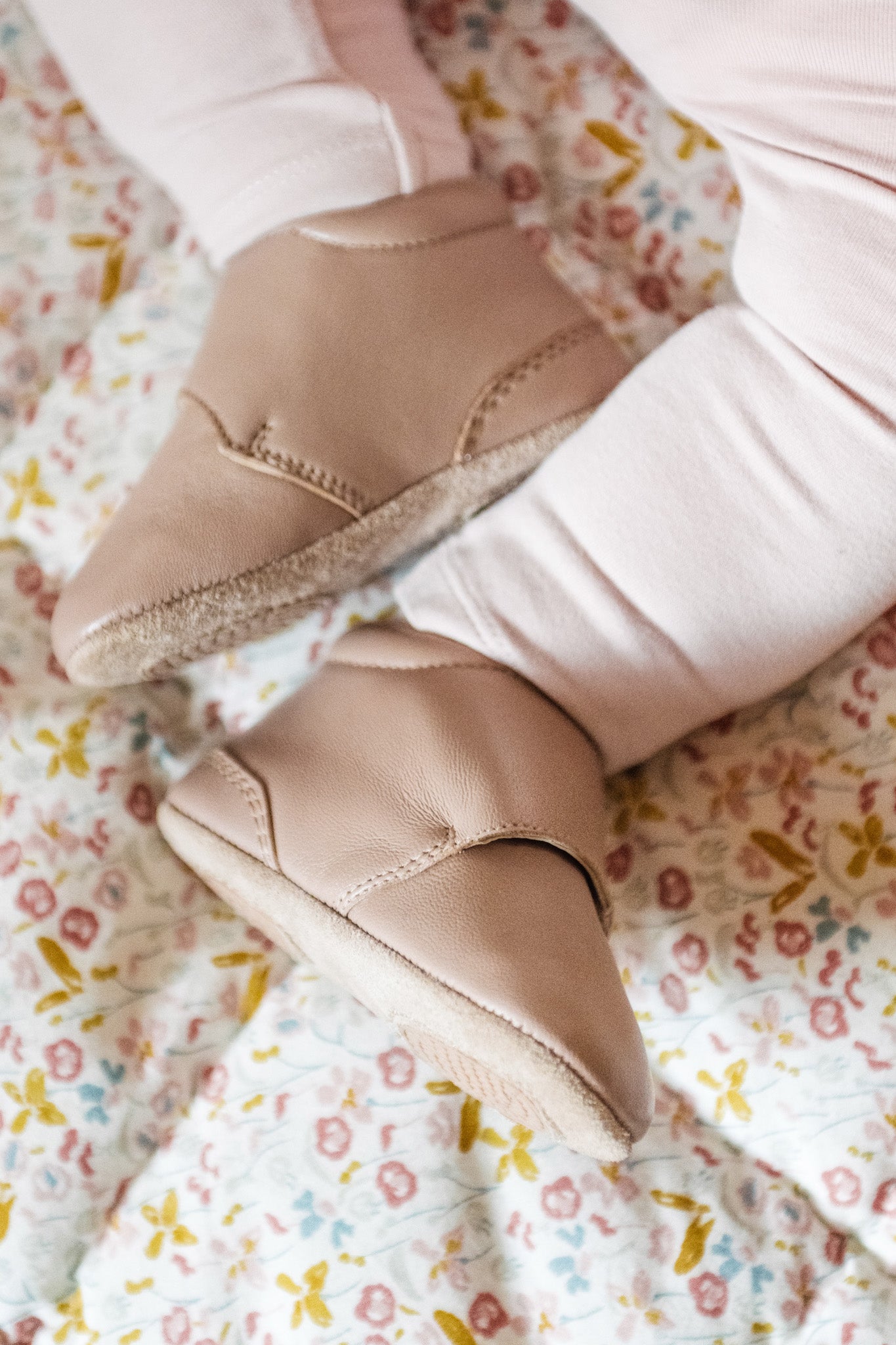 Pehr-Leather Babble Bootie-Rose-3