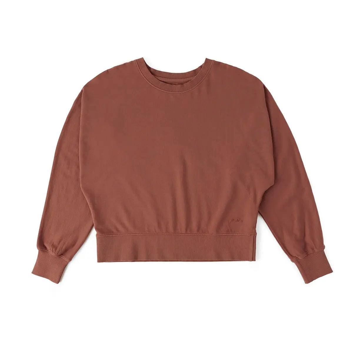 Pehr-Women's French Terry Sweatshirt-Clay-5
