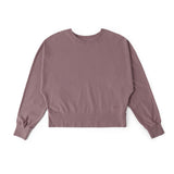 Pehr-Women's French Terry Sweatshirt-Plum-5