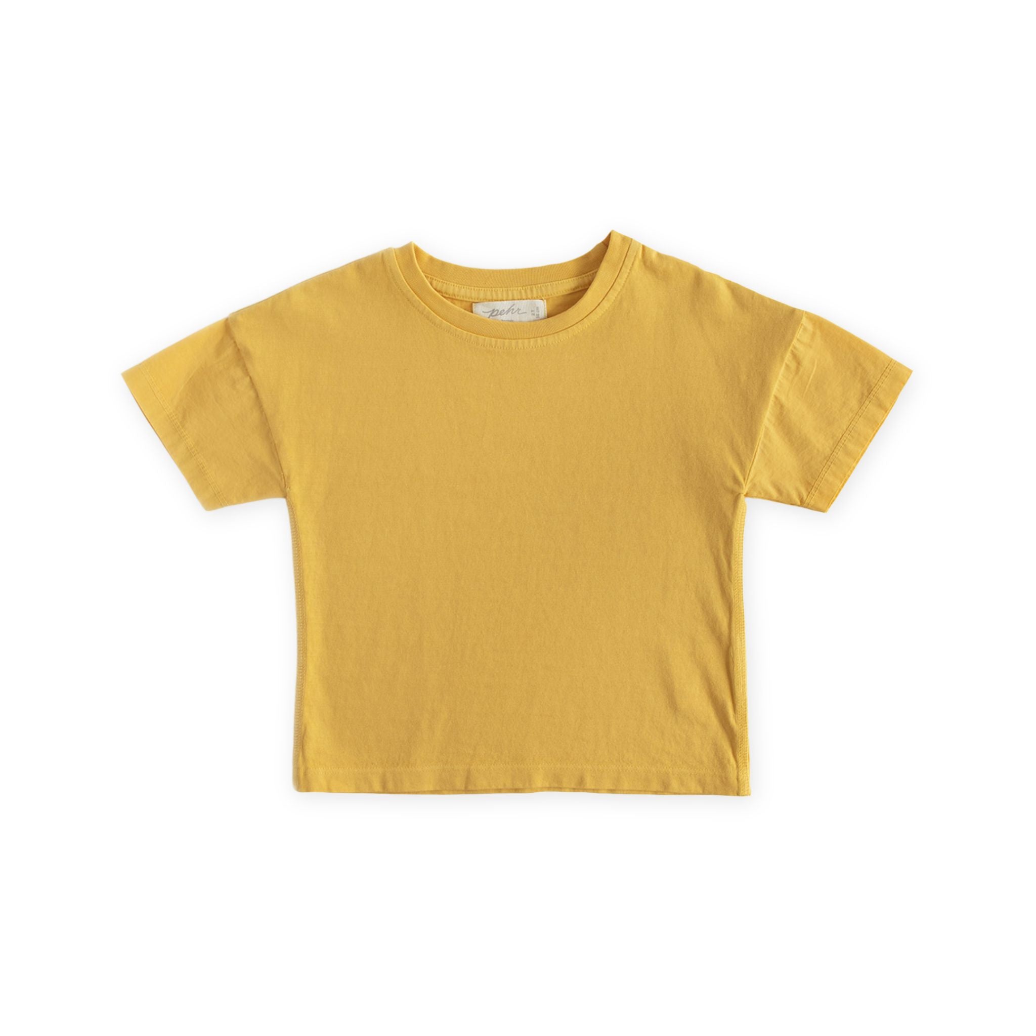 Pehr-Garment Dye T-shirt-Soft Marigold-1