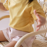 Pehr-Garment Dye T-shirt-Soft Marigold-3