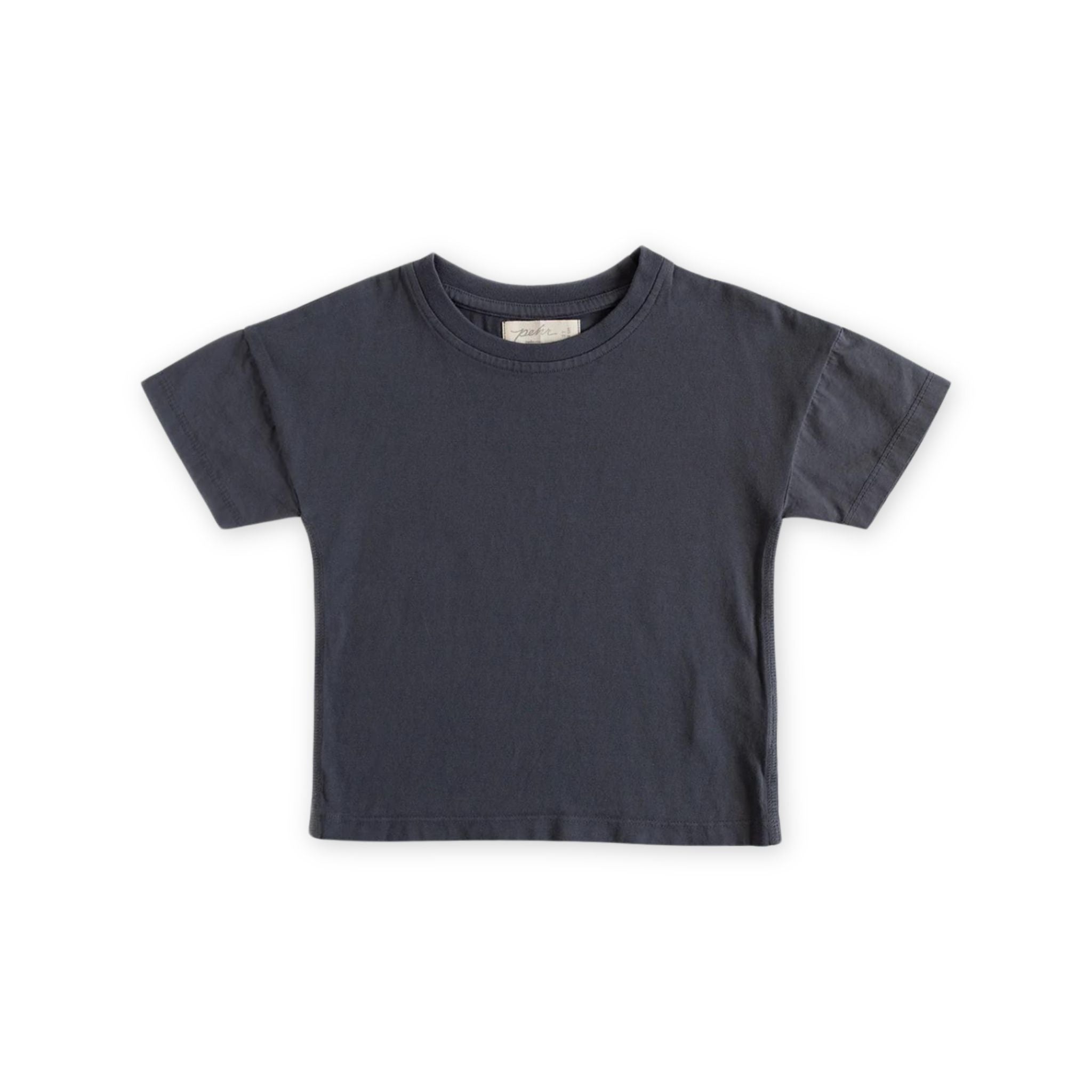 Pehr-Garment Dye T-shirt-Ink Blue-Toddler-1