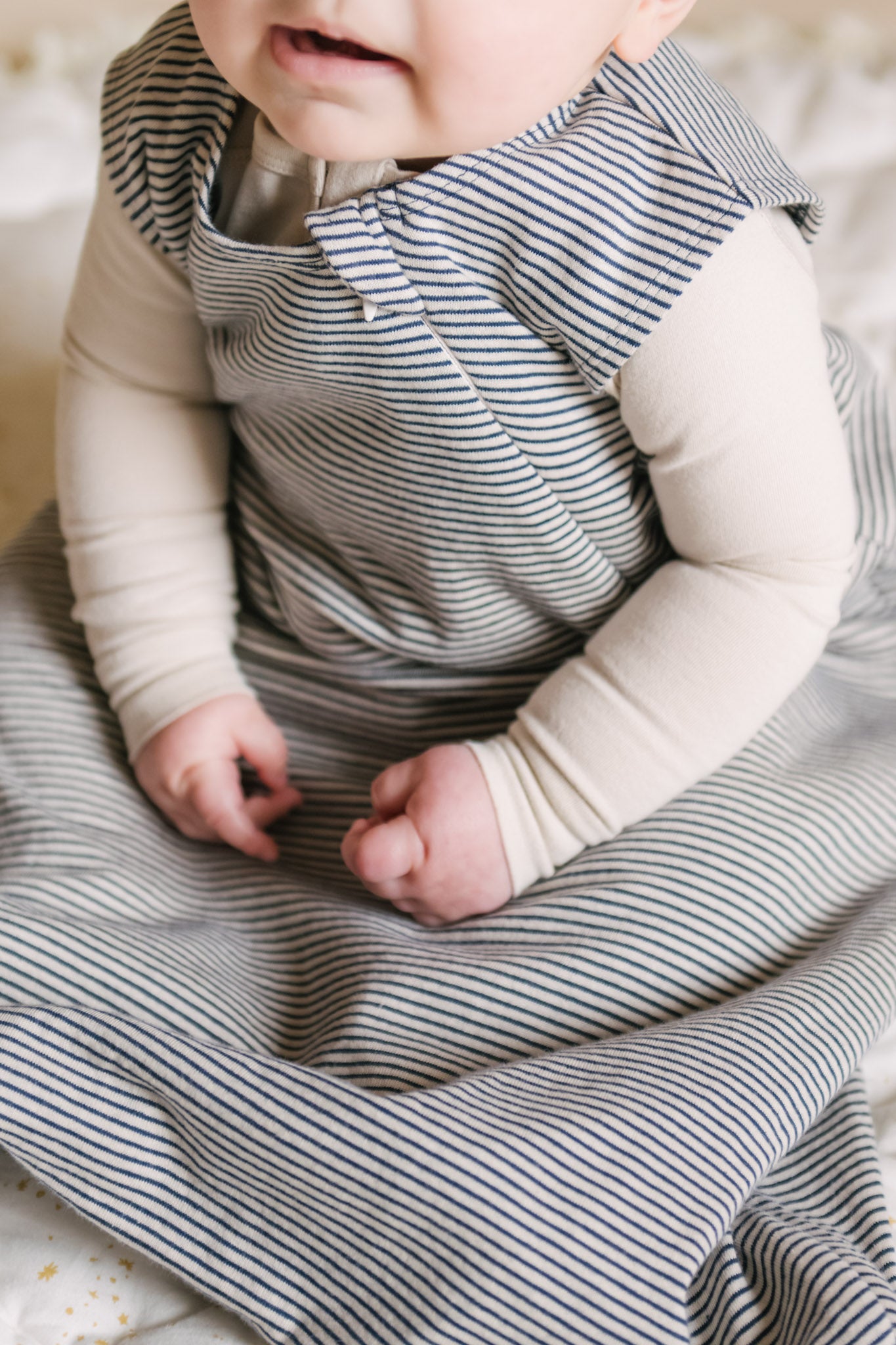 Pehr - Sailor Stripe Front Zipper 1.0 TOG Sleep Bag - Ink- 0-9 mos-2