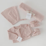 Pehr-Dotty Knit Blanket-Soft Peony-5