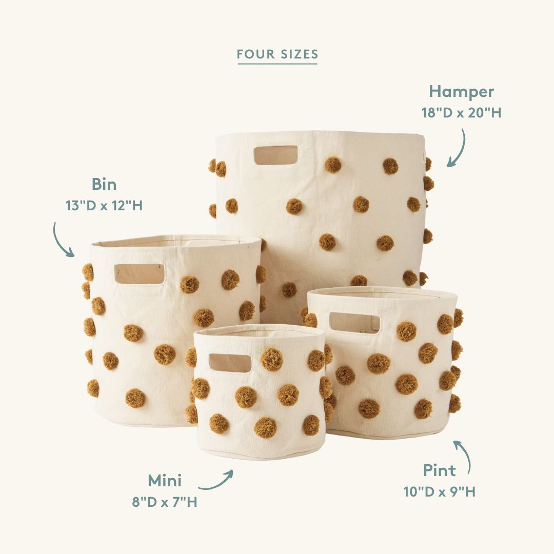 Pehr- Pom Pom Basket Bin-Dijon-5