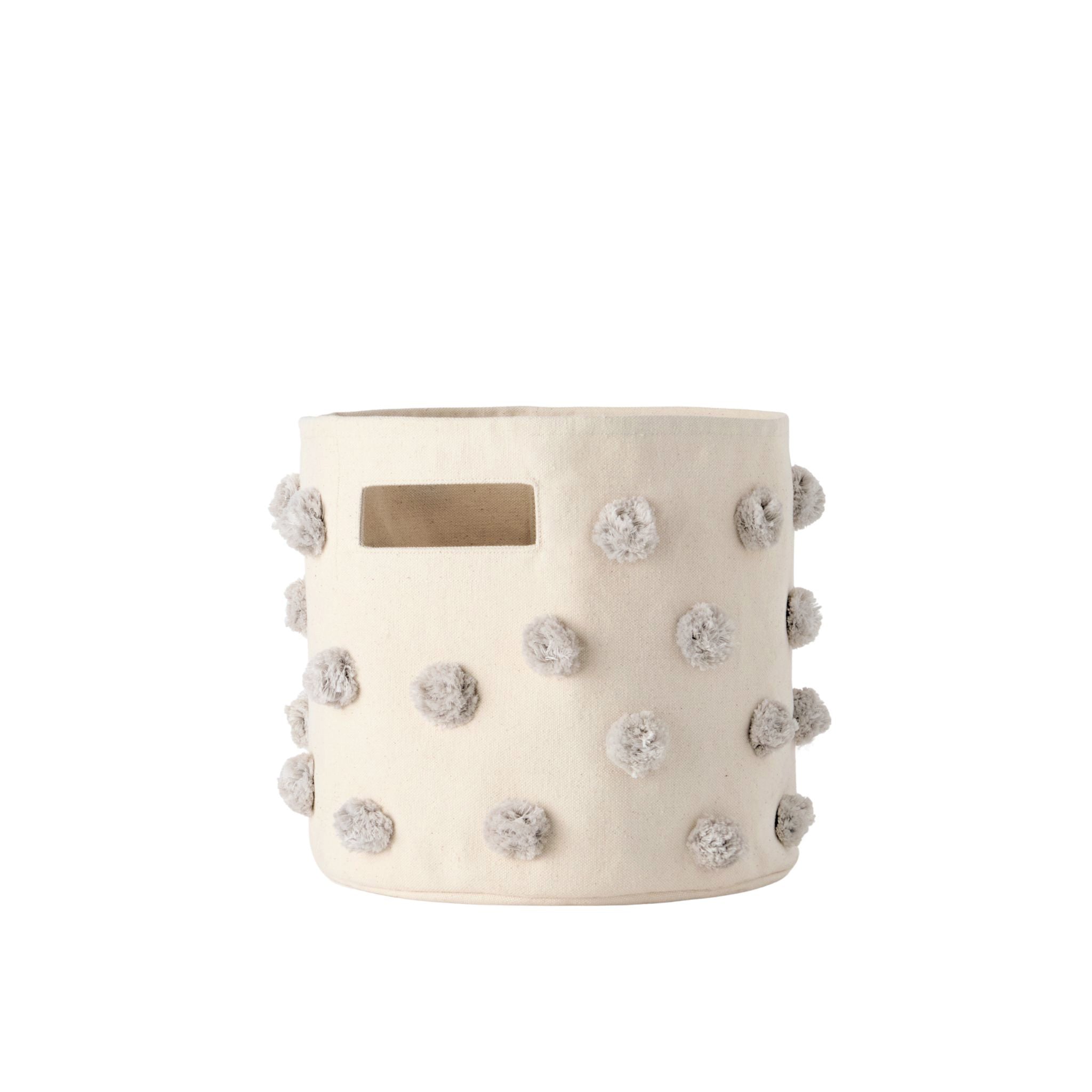 Pehr-Pom Pom Basket-Pint-Grey-1