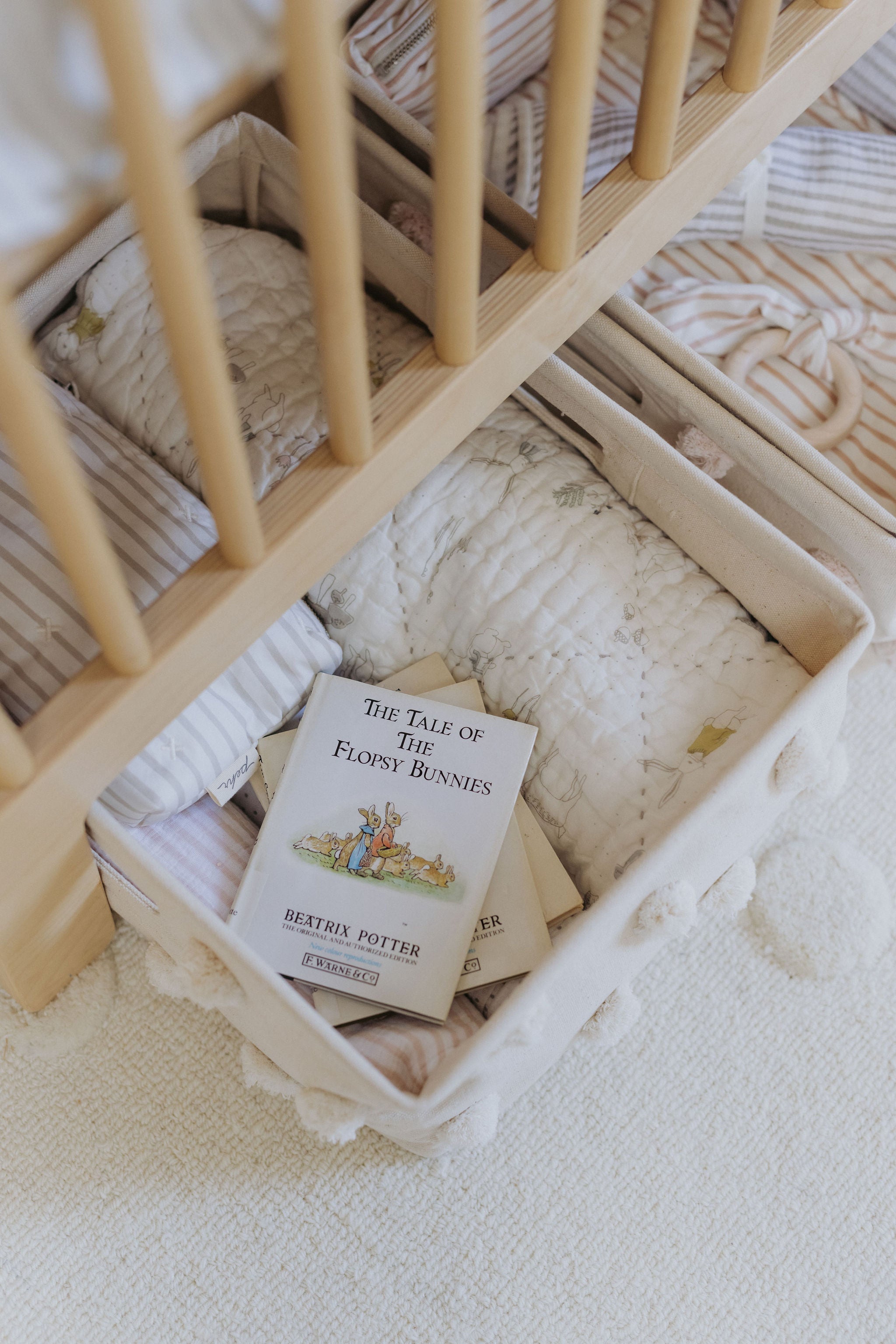 Pehr-Pom Pom Basket - Hideaway-Natural Small-2