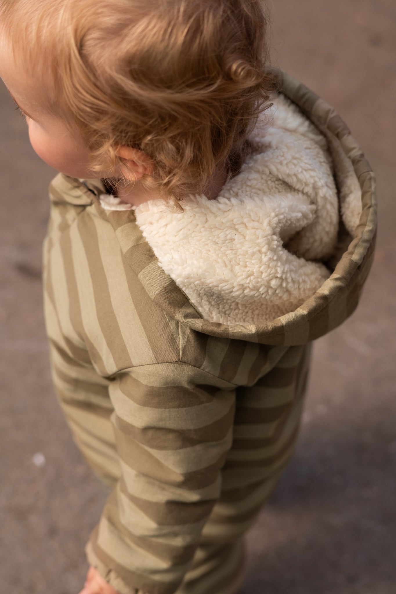 Pehr-Sherpa Lined Storm Splash Suit-Moss Stripe-3