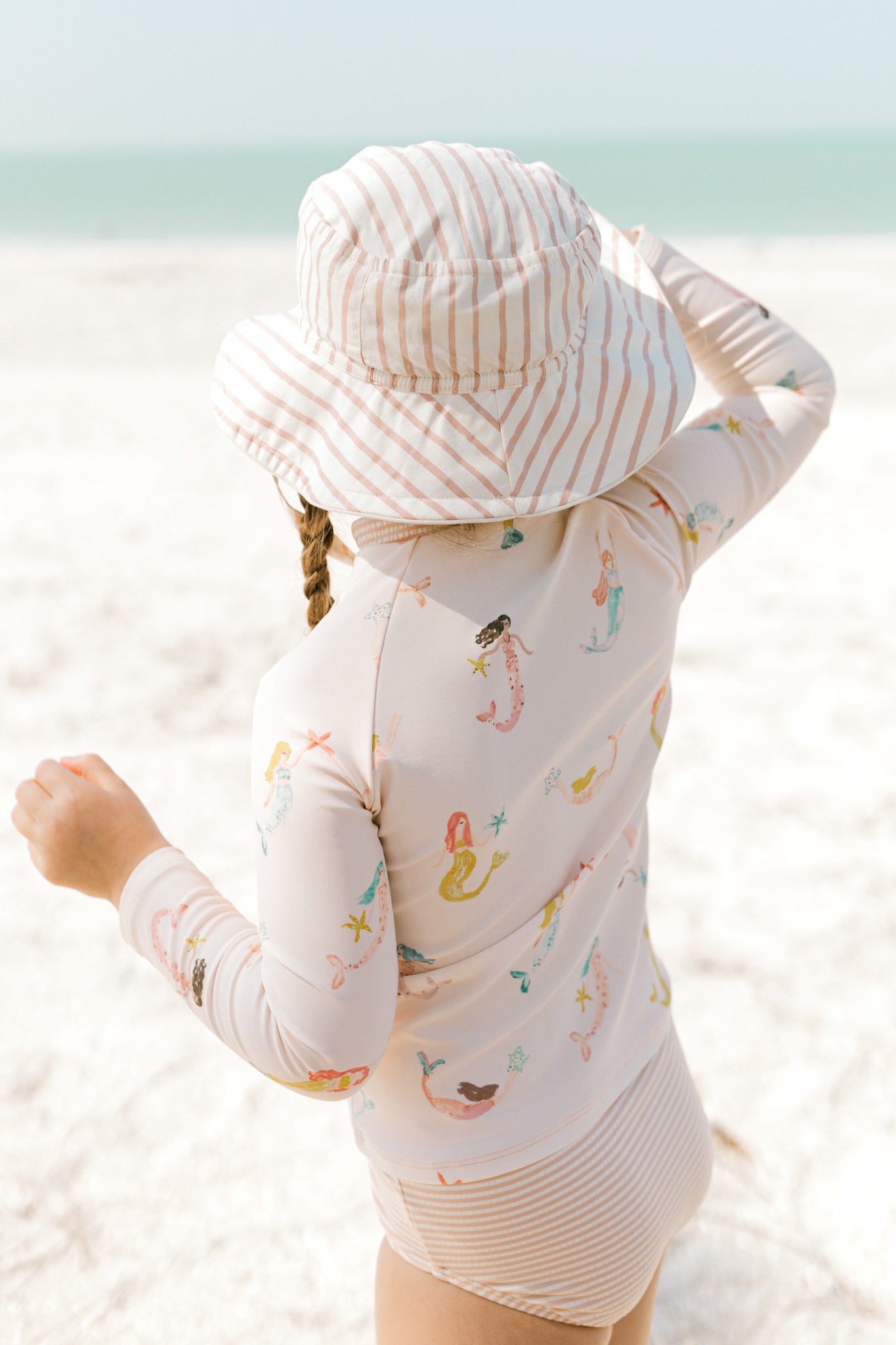 Pehr-Bucket Hat-Stripes Away Peony-Baby-2