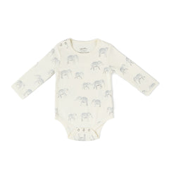 Pehr-Shoulder Snap One Piece-Follow Me Elephant-1