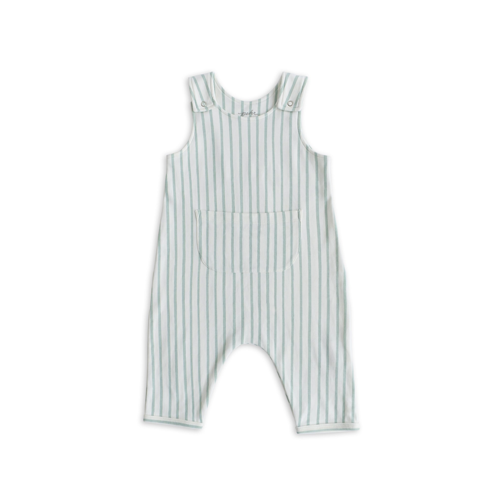 Overall Overall Pehr Stripes Away Sea 0 - 3 mos.