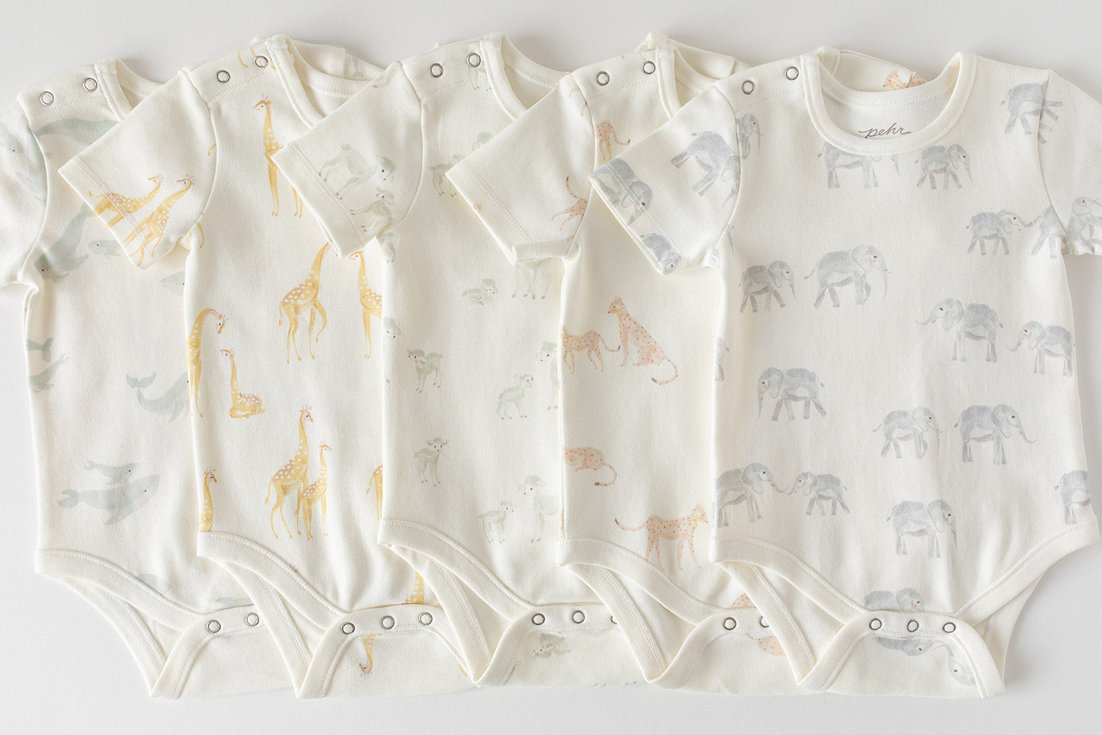 Pehr-Short Sleeve Shoulder Snap One-Piece-Follow Me Whale-6
