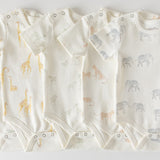 Pehr-Short Sleeve Shoulder Snap One-Piece-Follow Me Whale-6