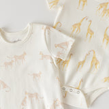 Short Sleeve Shoulder Snap One-Piece One-Piece Pehr Canada