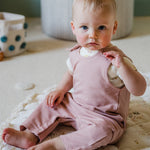 Pehr-French Terry Overalls-Soft Peony-5